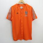 y# Adidas производства / Yomiuri Giants /GIANTS копия Uni Home / сопутствующие товары # оранжевый [ мужской L]MENS/ бейсбол /P25[ б/у ]