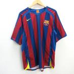 y#NIKE производства #FCB F.C. Barcelona копия Uni Home / сопутствующие товары / Balsa [ мужской L]MENS/ футбол /25[ б/у ]
