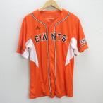z# Adidas /adidas GIANTS/ Yomiuri Giants сопутствующие товары форма [L] orange /MENS/4[ б/у ]#