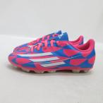 #[23cm] Adidas /ADIDAS F5 HG футбол Junior шиповки /m25043# розовый LADIES возможно /38[ б/у ]