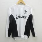 z#a потертость ta/ATHLETA long T/ cut and sewn / футзал [M] белый /men's/6[ б/у ]#