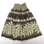 s# хула для # общий рисунок ручная работа юбка пау свободный размер Hawaiian #LADIES/ чай /121[ б/у ]