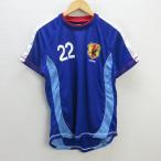 Q#JFA OFFICIAL футбол Япония представитель копия Uni Home / сопутствующие товары # синий [ мужской S]MENS/17[ б/у ]