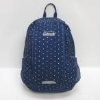 D# Coleman /COLEMAN точка рисунок рюкзак Day Pack BAG#KIDS* Junior для / темно-синий /63[ б/у ]