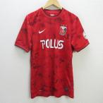 Q#NIKE производства . мир rez/URAWA REDS подлинный форма # красный [ мужской XL]MENS/24[ б/у ]