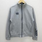G# canterbury /canterbury тренировочный жакет /RA45903[L] пепел /men's/72[ б/у ]#