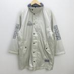 R# Kappa /kappa подкладка боа жакет / bench пальто [M] пепел /MENS/105[ б/у ] 3,000 иен 