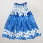D# хула для # ручная работа юбка пау свободный размер Hawaiian / общий рисунок # синий /142[ б/у ]