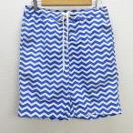 G# Helly Hansen /HELLY HANSEN плавание брюки / купальный костюм [L] синий белый /men's/67[ б/у ]#