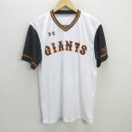H# Under Armor /UNDER ARMOUR Yomiuri Giants . человек 10 номер . часть ... форма для болельщиков / белый /MENS#20[ б/у ]