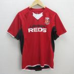 H#J.LEAGUE OFFICIAL GOODS. мир rez22 номер . часть .. форма для болельщиков игра рубашка [L] красный /MENS#29[ б/у ]