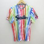 R#Majestic производства # Tokyo Yakult Swallows /Swallows форма для болельщиков / товары # мульти- [F]MENS/22[ б/у ]#