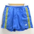 C# Adidas /adidas нейлон шорты / шорты / шорты для серфинга / Rush Guard [USA L] синий /MENS#140[ б/у ]#