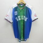 C# Saitama Seibu Lions /LIONS форма для болельщиков / копия бейсбол [L] зеленый синий /MENS#43[ б/у ]#
