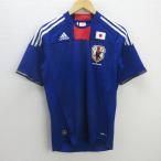 G# Adidas /adidas JFC Япония представитель / футбол футболка JD1039[S] синий /men's/30[ б/у ]#