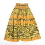D# хула для * сделано в Японии #aloha standards общий рисунок юбка пау Hawaiian # желтый серия /175[ б/у ]
