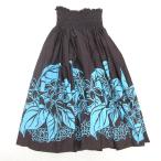 D# хула для # ручная работа цветочный принт юбка пау Hawaiian свободный размер # чай /179[ б/у ]