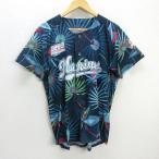 G# Chiba Lotte Marines /MARINES фейерверк рисунок копия форма / сопутствующие товары # синий темно-синий [ F ]MENS/89[ б/у ]#