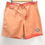 G# Vans /VANS спортивные шорты / плавание брюки [33] orange /men's/134[ б/у ]#