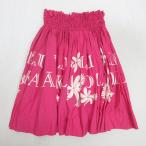 D# хула для * Гаваи производства #HAWAII I.D. юбка пау Hawaiian [S] розовый /180[ б/у ]