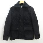 H# Uniqlo /UNIQLO× JW ANDERSON 311-40320 шерсть Blend стеганная куртка [S] чёрный /MENS#97[ б/у ]