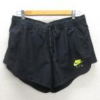 D# Nike /NIKE DRI-FIT шорты бег одежда [XL] чёрный /MENS/19[ б/у ]