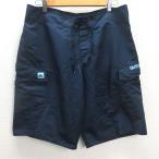 G# Quick Silver /QUIKSIVER плавание брюки / спортивные шорты [34] темно-синий /men's/108[ б/у ]#