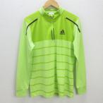 D# Adidas /adidas TaylorMade половина Zip Golf одежда [L] желтый серия /MENS/115[ б/у ]