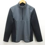 G# Under Armor /UNDER ARMOUR GOLF storm Evolution Daytona половина Zip /1360513[L] пепел чёрный /men's/38[ б/у ]#