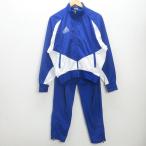 D# сделано в Японии *90s# Adidas /adidas джерси выставить Descente производства [L] синий /MENS/1[ б/у ]