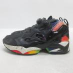 ショッピングリーボック ポンプフューリー Q■【26cm】リーボック/Reebokポンプフューリー アンディフィーテッドINSTA PUMP FURYランニングシューズ■黒エナメル/MENS/34【中古】