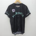 G# Chiba Lotte Marines /MARINES форма для болельщиков бейсбол [F] темно-синий серия /men's/34[ б/у ]#