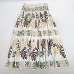 D# хула для # ручная работа юбка пау свободный размер Hawaiian # белый и т.п. /LADIES/38P[ б/у ]