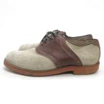 K#[25.5cm] - shupapi-/Hush Puppies замша туфли с цветными союзками / бежевый /MENS#44[ б/у ]