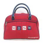 K# Munsingwear /Munsingwear сумка "Boston bag" Golf сумка красный BAG двоякое применение #13[ б/у ]