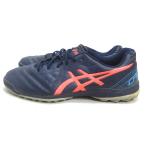 K#[28cm] Asics /ASICS 1113A008 CALCETTO WD 8 TF футзал обувь / темно-синий /MENS#67[ б/у ]