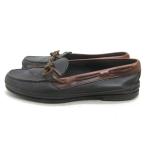 K#[8 1/2M] Cole Haan /COLE HAAN натуральная кожа мокасины обувь / deck shoes / чёрный серия /MENS#11[ б/у ]