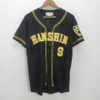 K# Hanshin Tigers /TIGERS 9 номер TAKAYAMA форма [L] чёрный /MENS#8[ б/у ]