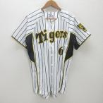 K#WORLD SPORTS GOODS Hanshin Tigers /TIGERS 6 номер KANEMOTO форма [L] белый /MENS#5[ б/у ]