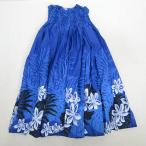 d# хула для # растения рисунок ручная работа Hawaiian юбка пау # синий /138A[ б/у ]