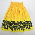 d# хула для # гибискус рисунок ручная работа Hawaiian юбка пау # желтый /135K [ б/у ]