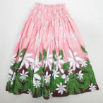 d# хула для # ручная работа Hawaiian юбка пау общий рисунок # розовый /140i [ б/у ]