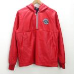 K# Jack ba колено /Jack Bunny 262-9222929 искусственная кожа половина Zip парка [5] красный /MENS#53[ б/у ]
