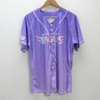 g# Tohoku Rakuten Golden Eagles /TOHOKU RAKUTEN GOLDEN EAGLES форма для болельщиков / бейсбол [L] фиолетовый /men's/14[ б/у ]#