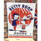 ベティちゃん グッズ 台紙付きポスター Betty Boop 壁飾り