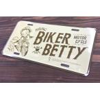 ベティちゃん アメリカン雑貨 ベティ・ブープ Betty Boop グッズ ライセンスプレート ナンバープレート CMP-003 看板 ベティーちゃん-SE0269