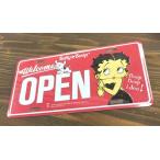 ベティちゃん アメリカン雑貨 ベティ・ブープ Betty Boop グッズ ライセンスプレート ナンバープレート CMP-006 看板 ベティーちゃん-SE0276