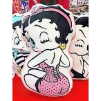 ベティちゃん グッズ ダイカットクッション Betty Boop PINK ぬいぐるみ 抱き枕 クリスマス