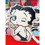 ベティちゃん グッズ ダイカットクッション Betty Boop BLACK ぬいぐるみ 抱き枕 クリスマス