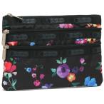 レスポートサック コスメポーチ LESPORTSAC 7158 D359 3-ZIP COSMETIC ポーチ IMPRESSIONIST FLOWER